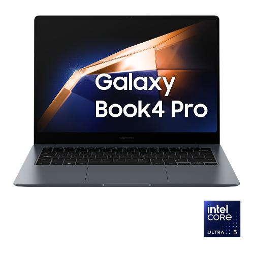 Notebook 14" GALAXY BOOK4 PRO Touch Intel Core Ultra 5 16GB 512GB Moonstone gray NP940XGK KG2IT
