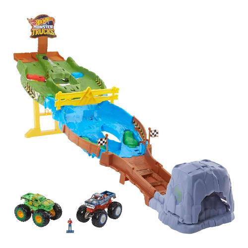 Pista Torneo dei titani con monster truck HOT WHEELS GGV12