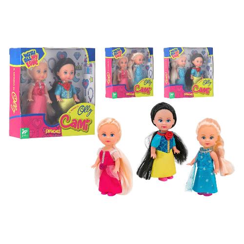 Set bambola Mini Principesse 2 pz OLLY Assortito 41516