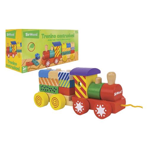 Trenino Costruzioni Legno (10m+) SIR WOOD Multicolor 41611