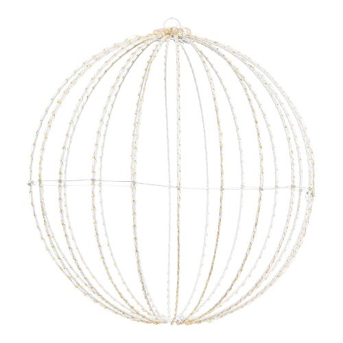 Sfera 3D (D40 cm) 1 gioco di luce (1pz) 720 luci - MICROLED Bianco caldo e Bianco freddo 75757