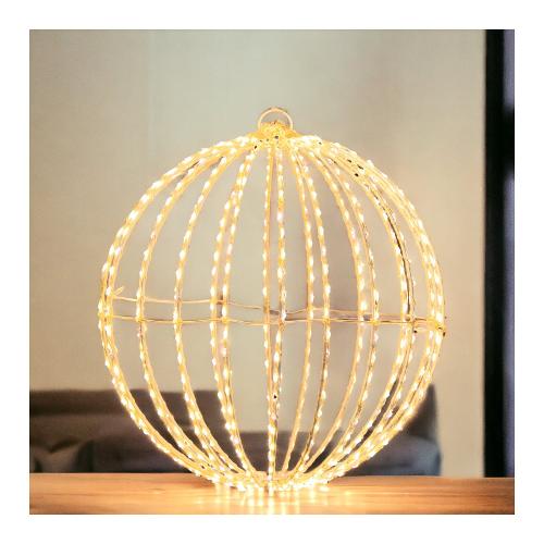 Sfera 3D (D30 cm) 1 gioco di luce (1pz) 520 luci - MICROLED Bianco caldo e Bianco freddo 75740