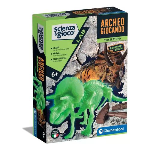 Gioco educativo Archeogiocando Triceratopo 6a+ SCIENZA E GIOCO 19226