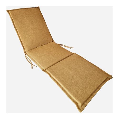 Cuscino lettino misto cotone Oro 30 (56x180x3,5cm) Sfoderabile