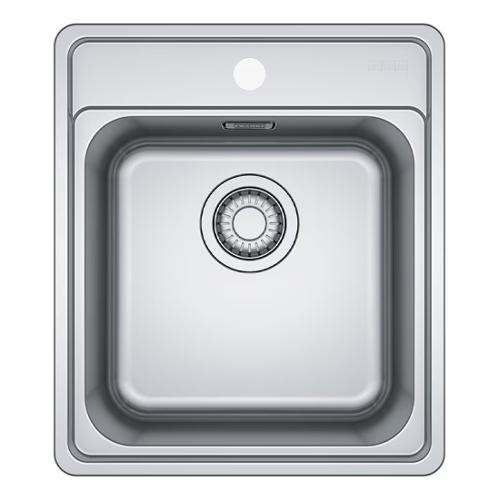 Lavello 1 vasca (41,5x48cm) Bcx 610-42 BELL Inox Spazzolato 101 0693 290