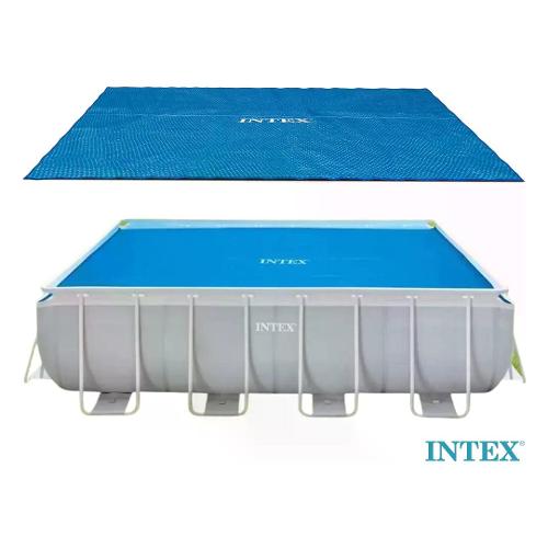 Copripiscina rettangolare termico (716x346cm) ULTRA FRAME Blu 28017