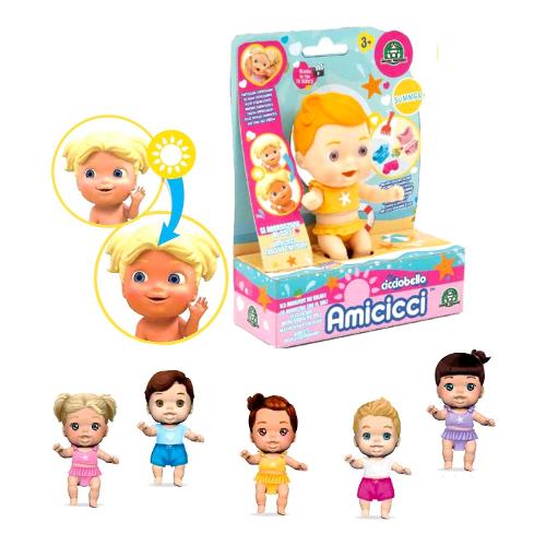 Bambola Summer autoabbronzante CICCIOBELLO AMICICCI Assortito AMC13000