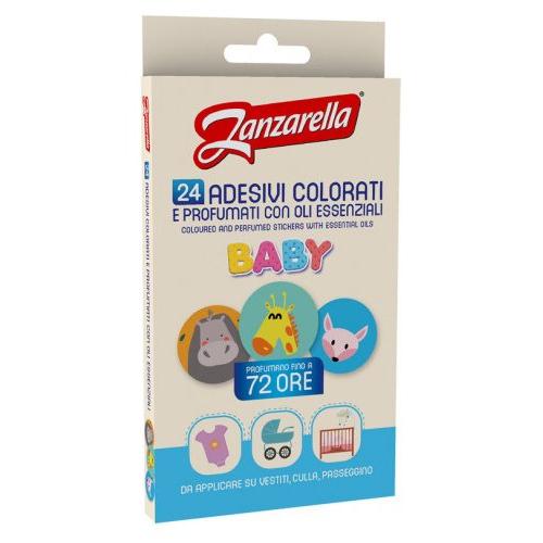 24 Sticker adesivi anti zanzare Baby Decori assortiti GA2256900
