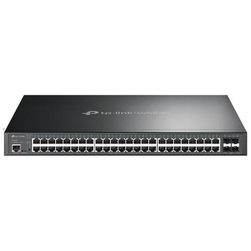 Switch di rete 48 porte OMADA Switch Managed L2+ PoE+ Black TL SG3452XP Gigabit (1000Base-TX)