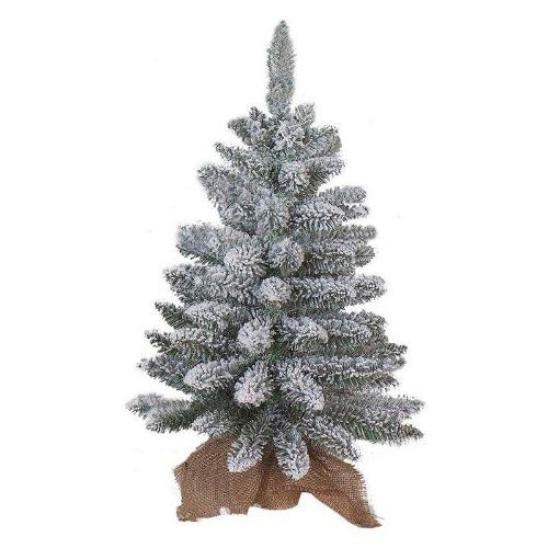 Albero Natale soprammobile Verde innevato 008343 (30x45cm)