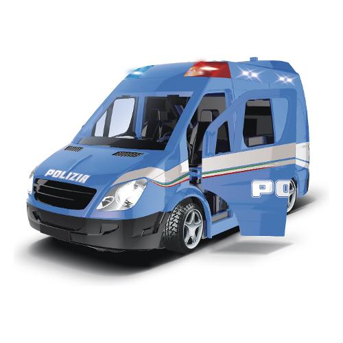 Radiocomando Unità Mobile Operativa 27 Mhz scala 1:20 (22cm) POLIZIA 2364