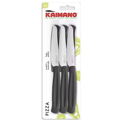 Set coltelli 6 pz per pizza DINAMIK Nero 1023426