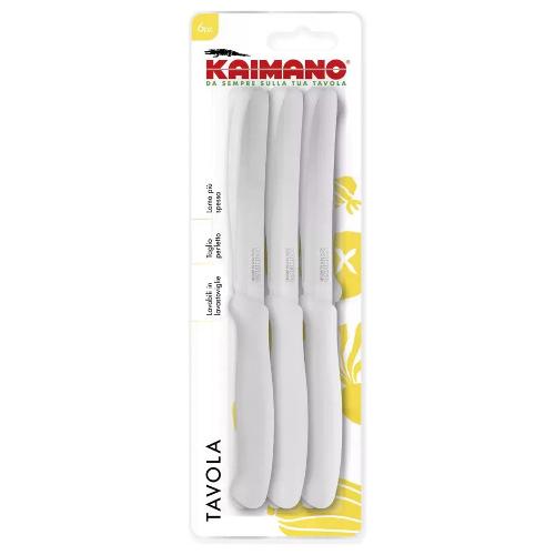 Set coltelli 6 pz lama seghettata ITALICUS Bianco 1023381