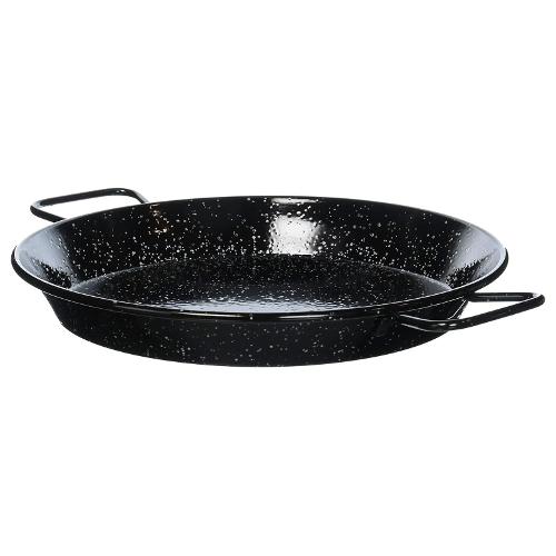Tegame Smaltato (30cm) Paellera Valenciana GARCIMA LA IDEAL Nero G2023000000