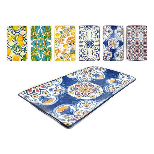 Vassoio Porcellana (33x20cm) Assortito 56940