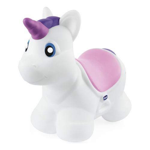 Unicorno gonfiabile cavalcabile 2-5a FIT&FUN Bianco e Rosa 00011852100000