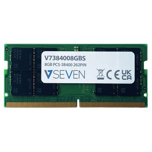RAM 8GB DDR5 4800Mhz SO DIMM 1pz V7384008GBS