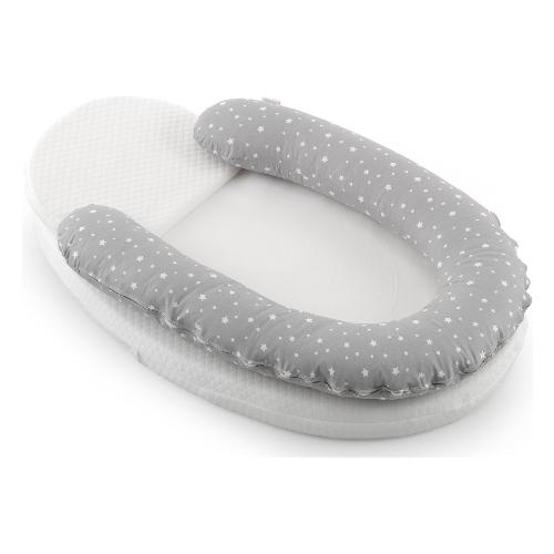 Riduttore lettino cuscino posizionatore LITTLE LOVE Stelline grey 729 0777 04
