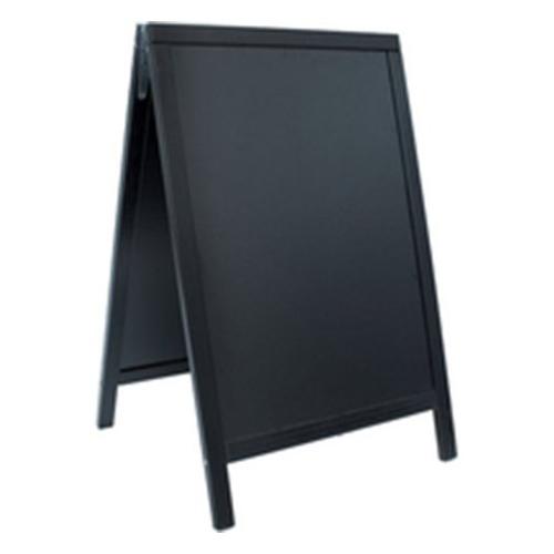 Lavagnetta cancellabile SECURIT da terra Nero (54,5x44x85 cm) SBD BL 85