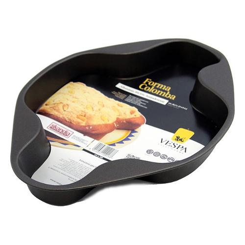 Stampo Alluminio antiaderente Colomba pasquale (36,7x27cm) Grigio 20200