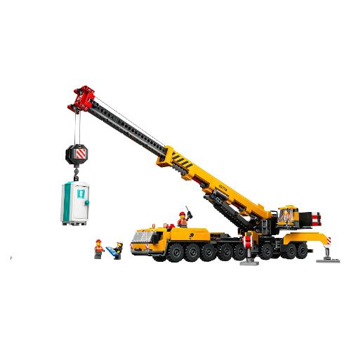 Gru da cantiere mobile gialla ( 1116 pz ) CITY GREAT VEHICLES 9a+ 60409