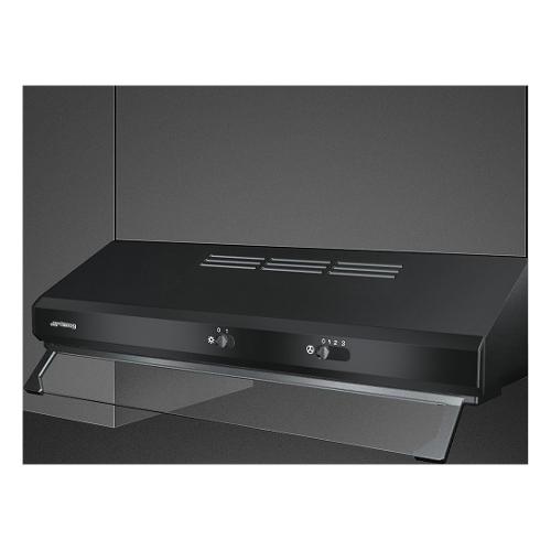 Cappa incasso (59,8cm) Frontalino a vista UNIVERSALE Nero KSEC61NE3