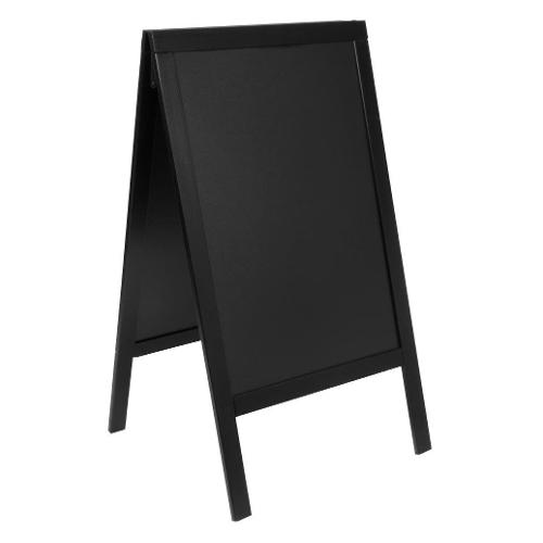 Lavagnetta cancellabile SECURIT da terra Nero (69x56x125 cm) SBS BL 120