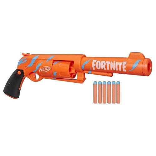 Pistola blaster Fortnite 6 Shooters (33cm) NERF F2678EU5