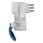 FANTON FME.ADATTATORE CEE BLU C/PRESA SUP.73010