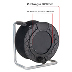 Avvolgitutto Golia senza cavo e senza prese Nero 10229UG