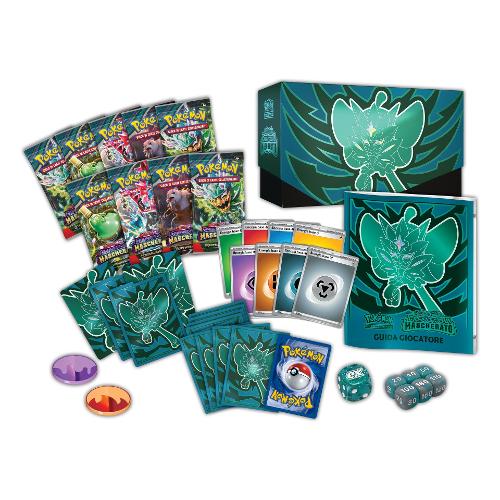 Carte gioco POKÉMON Set Allenatore Fuoriclasse Scarlatto e Violetto Crepuscolo Mascherato PK60509