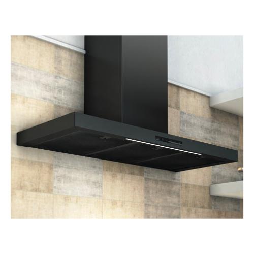 Cappa parete (90x39,4x100cm) Tse B-OX Nero CCB OX90511