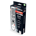 Telecomando universale 2 in 1 con corpo in gomma