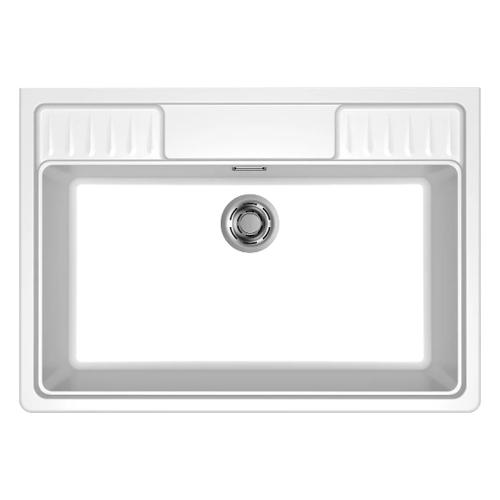 Lavello 1 vasca (90x63,5cm) SPAZIO 900 Bianco Satinato LKS90096