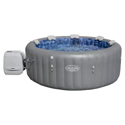 Piscina idromassaggio LAY Z SPA Santorini Gonfiabile (216x80 cm) Grigio e Blu 60075