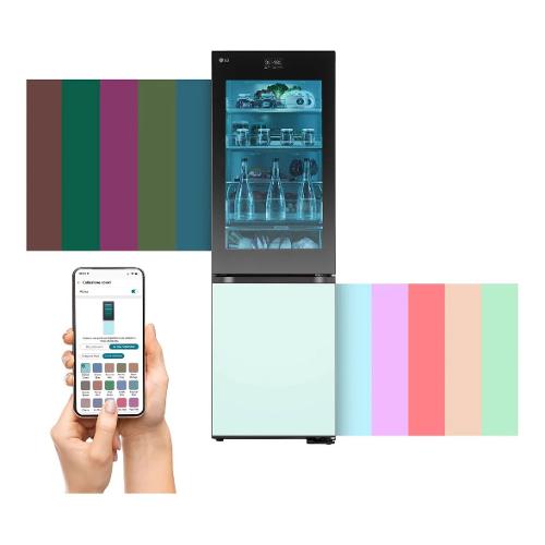 Frigorifero e congelatore Combinato INSTAVIEW GBG719MDNN Moodup Total No Frost classe D (59,5x68,4x187cm)