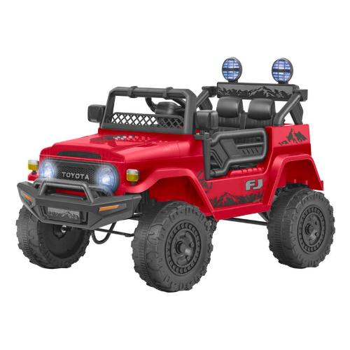 Auto elettrica Toyota Fj Cruiser 12V RC (98x70cm) ESPIDKO Rosso 42333