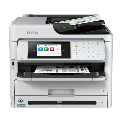 Multifunzione 4in1 Inkjet ( A4 Duplex 2400 x 1200 ) WORKFORCE PRO WF M5899DWF White e Black C11CK76401