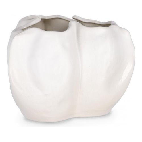 Vaso Ceramica (33,5x22,5cm) Interno impermeabile TAE Bianco 0502083