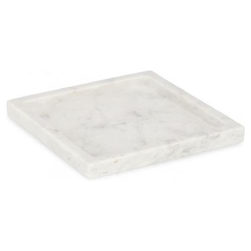 Piatto portata Marmo (20x3cm) decorativo quadro KANDY Bianco 0185590