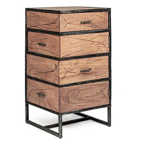 EGON Cassettiera 4 Cassetti Legno (45cm)