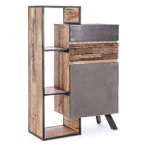 MANCHESTER Base Legno e Grigio (90cm)