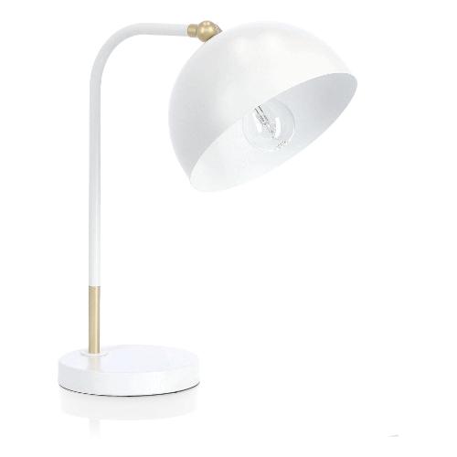 Lampada tavolo GLASGOW Bianco (20x32,5x41cm) 0827755 1 luce - E27 - Max 28W