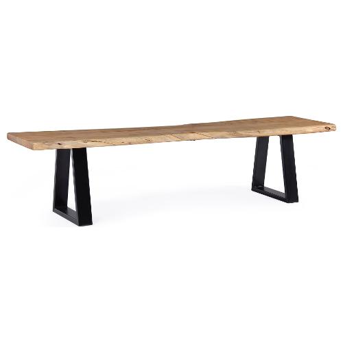 Panchina legno, acciaio ARTUR 3 posti Legno 0745642
