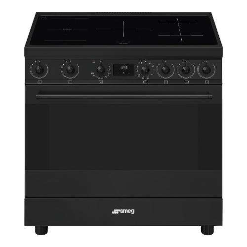 Cucina elettrica 5 zone cottura CLASSICA Black (90cm) C9IMN2 Classe A