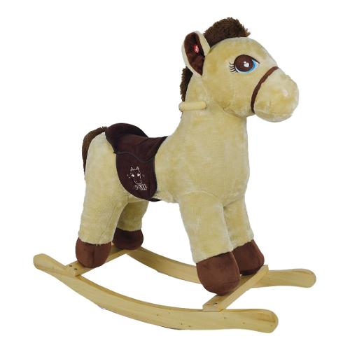 Cavallino dondolo Rocking Horse con suoni 12m+ MY VIP Beige 43405
