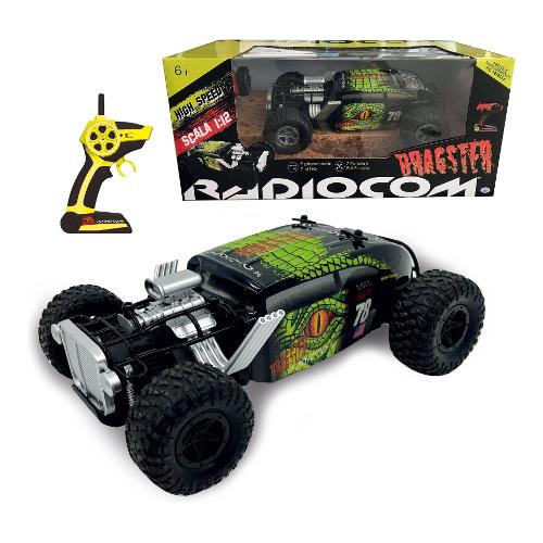 Radiocomando Dragon Dragster 2,4 GHz scala 1:12 (29x17,5x10cm) RADIOCOM Verde e Nero 40708