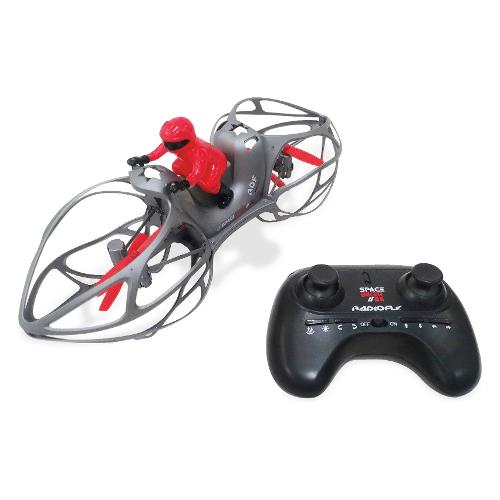 Drone Space Biker Quadricottero RC 2,4 GHz (25cm) RADIOFLY 40050