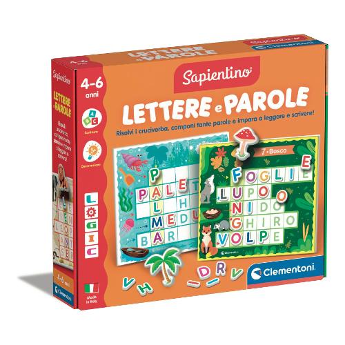 Gioco prescolare Lettere e Parole 4-6a SAPIENTINO BABY MONTESSORI 16872