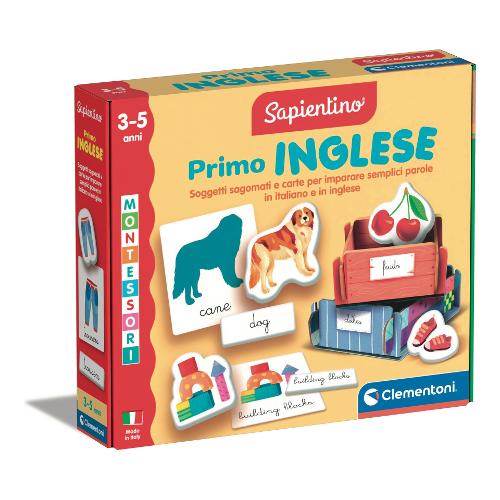 Gioco prescolare Primo Inglese 3-5a SAPIENTINO BABY MONTESSORI 16868